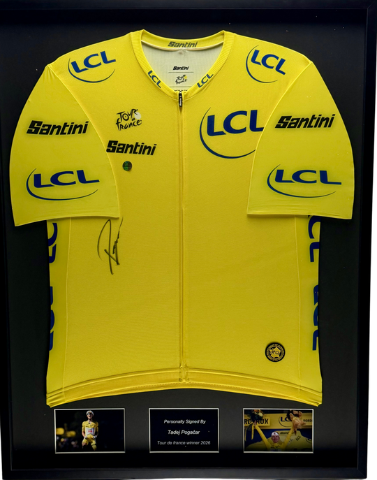 Tadej Pogačar Tour de France Ingelijst Shirt