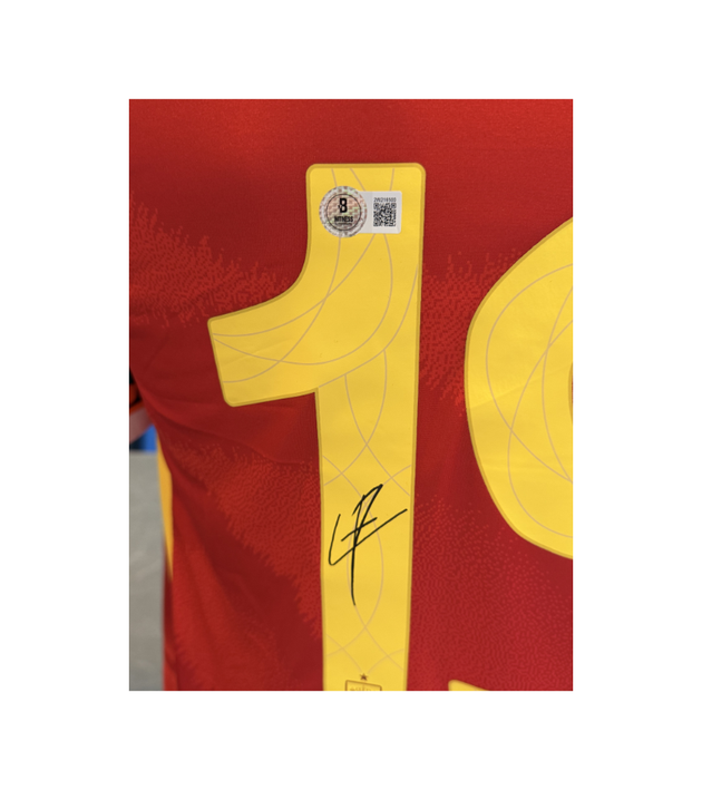Lamine Yamal Spanje 2024 Player Issue Thuis Shirt