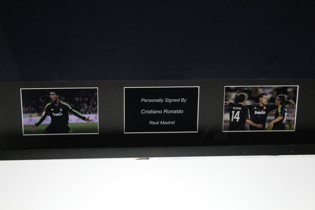 Cristiano Ronaldo Real Madrid 12/13 ingelijst uit shirt
