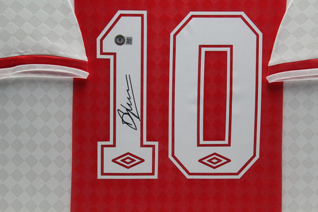 Dennis Bergkamp AFC Ajax 90/91 ingelijst Thuis Shirt